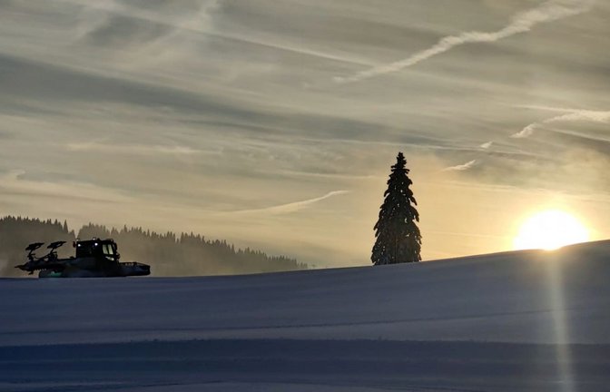 Auf dem Feldberg laufen die letzten Vorbereitungen.<span class='image-autor'>Foto: Feldbergbahnen/oh</span>
