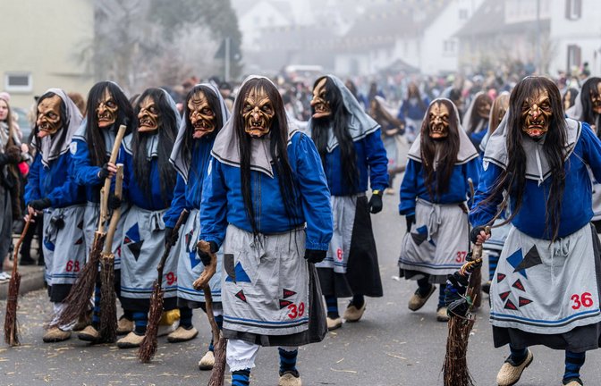 Fasnet mit den „Schlossberg-Hexa“ Vöhringen<span class='image-autor'>Foto: imago/Silas Stein</span>
