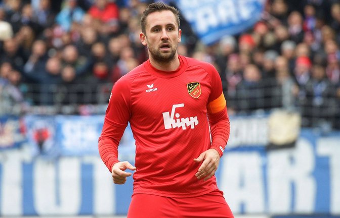 Toptorjäger Janik Michel fehlt dem FC Holzhausen  im Pokalduell mit den Stuttgarter Kickers wegen einem Achillessehnenriss.<span class='image-autor'>Foto: Pressefoto Baumann</span>