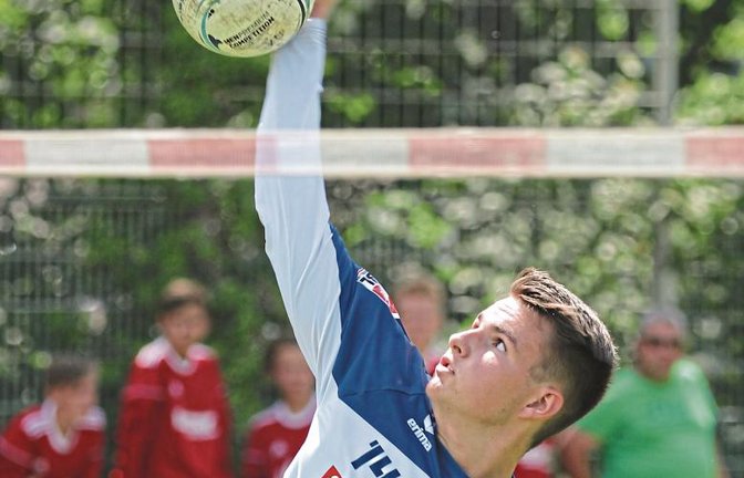 Julian Fanz fährt gehandicapt nach Heidenau. Ihn plagen Schulterprobleme.  Foto: Nachreiner