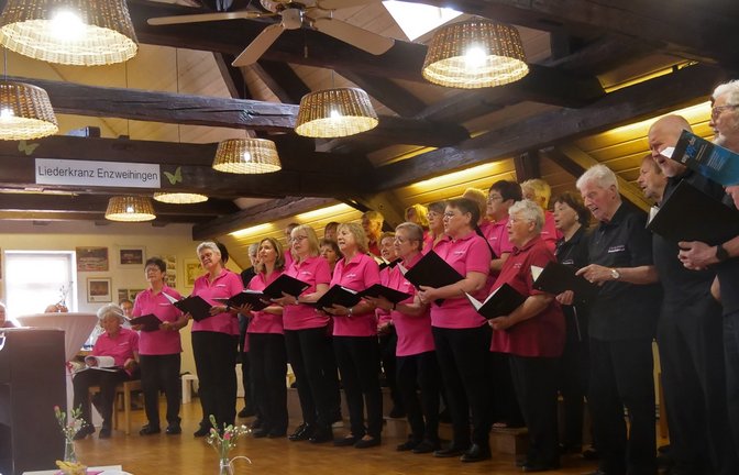 Der Spaß am Singen schweißt die Mitglieder des Liederkranz Enzweihingen damals wie heute zusammen. Mit einer Matinee haben sie am Sonntag das 175. Jubiläum gefeiert  <span class='image-autor'>Foto: Friedrich</span>