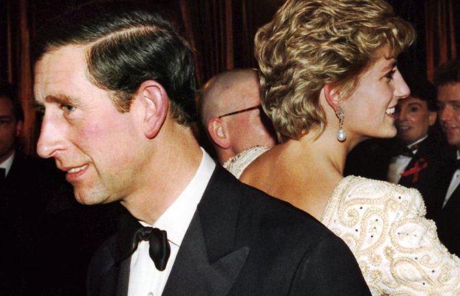 Der damalige Prinz Charles und Diana.<span class='image-autor'>London Express/dpa</span>