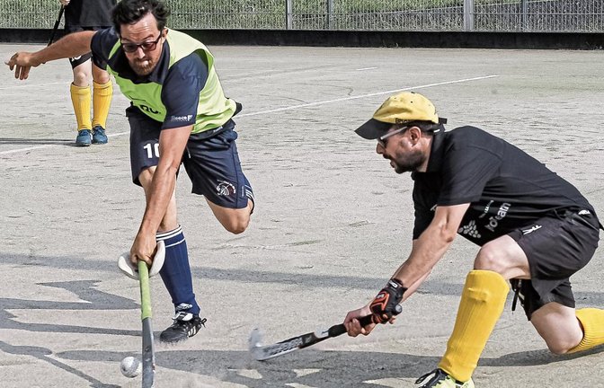 Jan-Michael Zeeb (links) führt die SG Vaihingen/Ludwigsburg wieder als Kapitän in die Saison. Foto: Simecek
