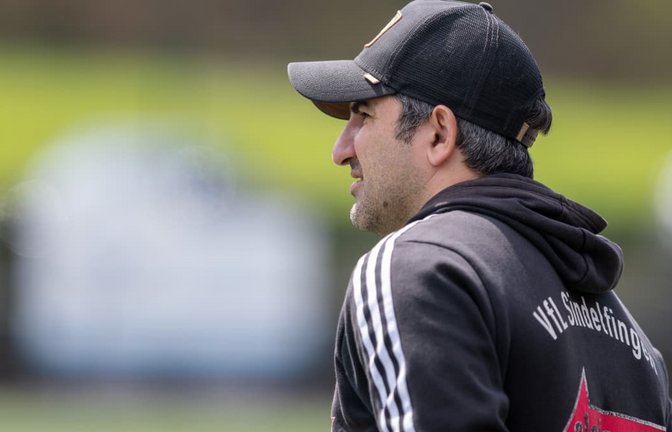 Antonios Anastasakis vom VfL Sindelfingen II schimpft über die Versetzung seines Teams in eine andere Staffel der Kreisliga A.<span class='image-autor'>Eibner-Pressefoto/Sascha Walther</span>