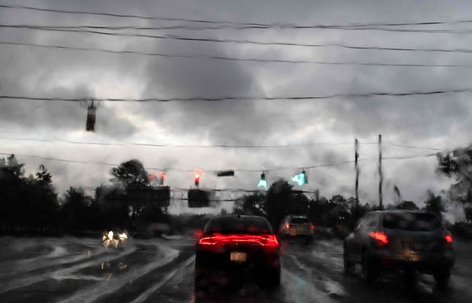 Sturm Ophelia soll Windgeschwindigkeiten von mehr als 112 Kilometern pro Stunde mit sich bringen.<span class='image-autor'>Foto: Getty Images via AFP/EROS HOAGLAND</span>