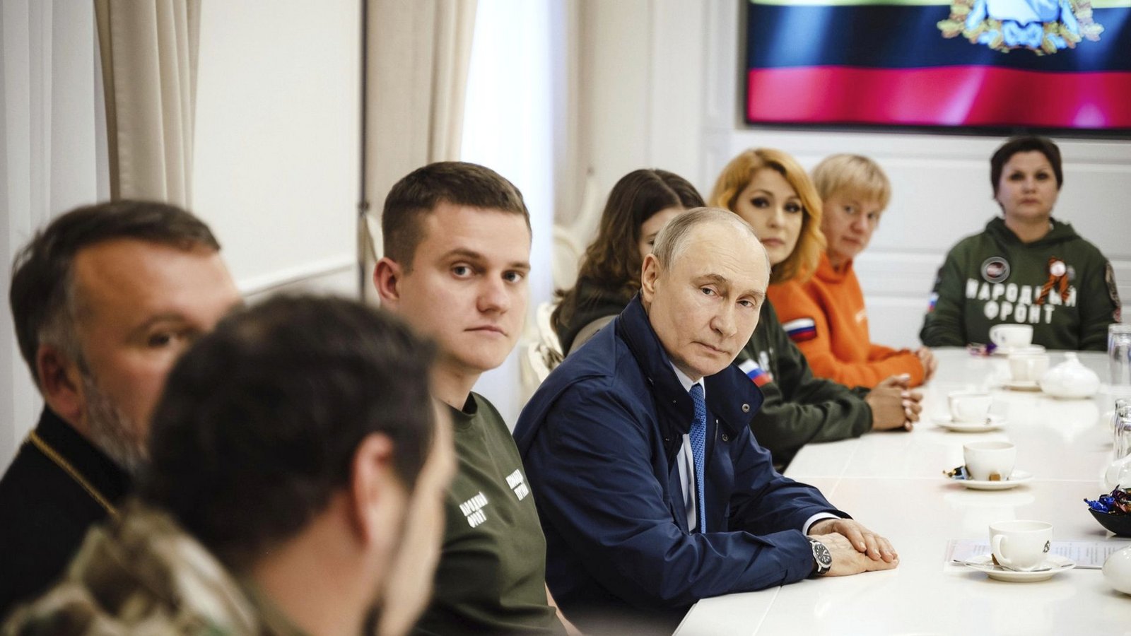 Putin bei einem Besuch in der Region Kursk.Foto: /Uncredited/Russian Presidential Press Service/AP Putin bei einem Besuch in der Region Kursk.Foto: /Uncredited/Russian Presidential Press Service/AP