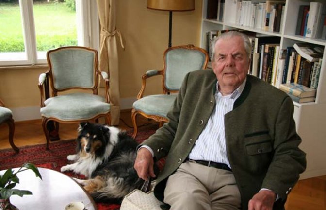 Berndt von Staden feiert am 24. Juni 2009 seinen 90. Geburtstag. Foto: Rücker