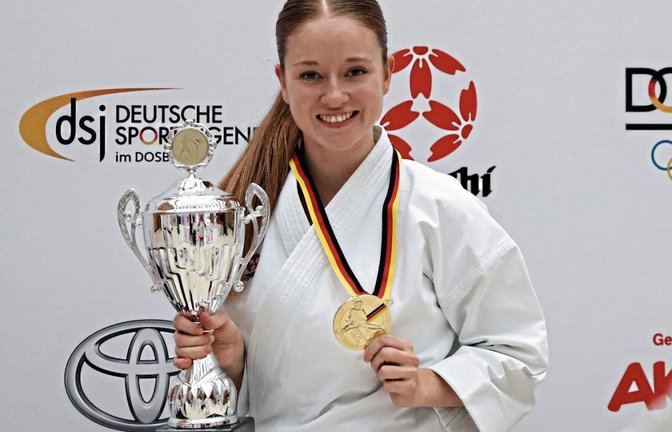 Das erste Mal seit den Jugendklassen hat sich Lena Staiger bei einer DM die Goldmedaille gesichert. Foto: DKV/Krauser