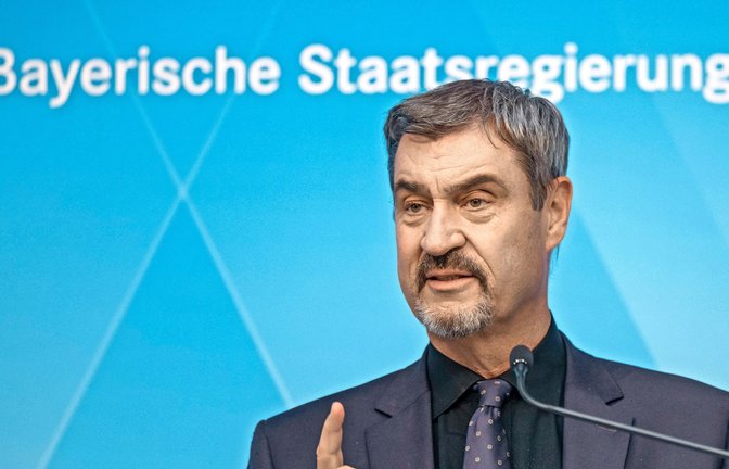 Markus Söder hat die neue Debatte über das Bürgergeld angestoßen<span class='image-autor'>Foto: dpa/Peter Kneffel</span>