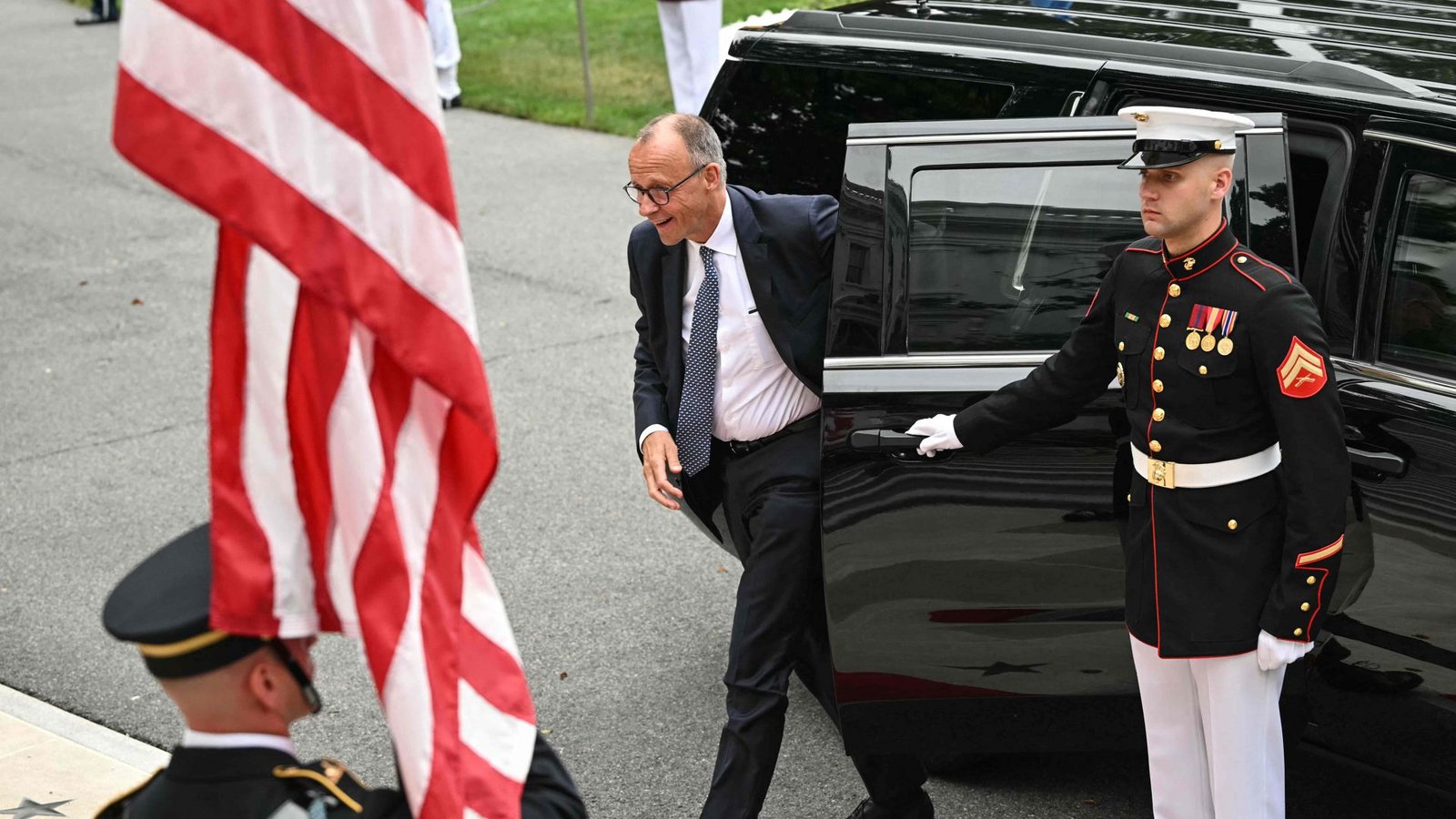 Bundeskanzler Friedrich Merz war einer der Teilnehmer des Gipfels im Weißen Haus.Foto: AFP Bundeskanzler Friedrich Merz war einer der Teilnehmer des Gipfels im Weißen Haus.Foto: AFP
