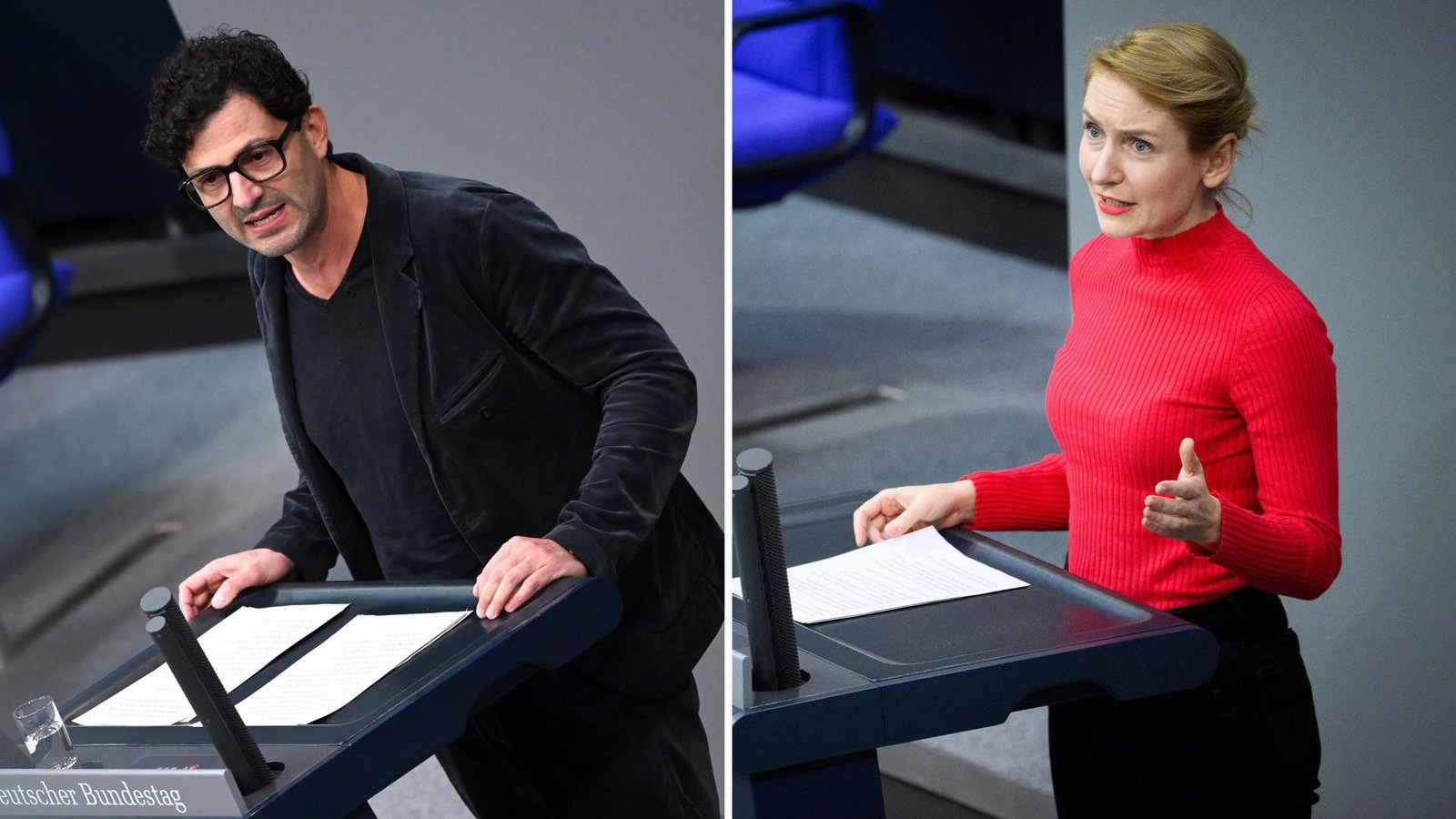 Die amtierende Ko-Parteichefin Ines Schwerdtner (r.) und der Bundestagsabgeordnete Luigi Pantisano wollen gemeinsam für den neuen Vorsitz der Linkspartei kandidieren (Archivfoto).Foto: Elisa Schu/dpa/Elisa Schu Die amtierende Ko-Parteichefin Ines Schwerdtner (r.) und der Bundestagsabgeordnete Luigi Pantisano wollen gemeinsam für den neuen Vorsitz der Linkspartei kandidieren (Archivfoto).Foto: Elisa Schu/dpa/Elisa Schu
