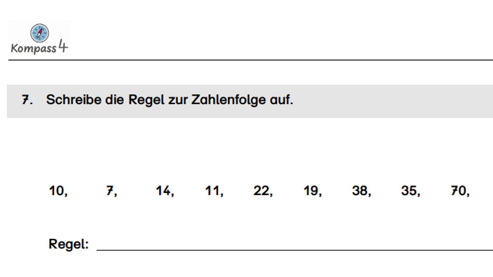 Mathe-Aufgabe von Kompass 4.Quelle: IBBW Mathe-Aufgabe von Kompass 4.Quelle: IBBW