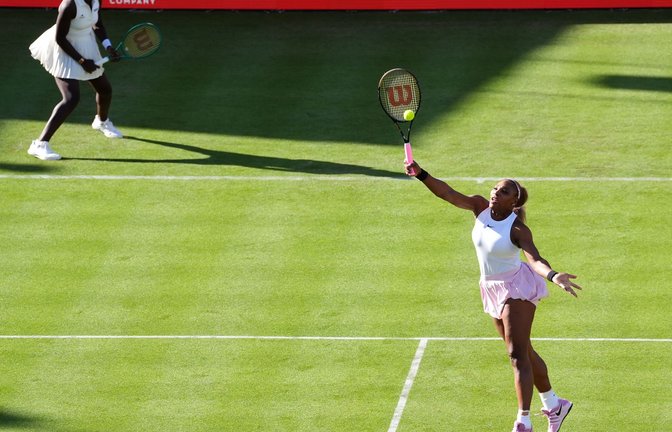 Williams (r) meldete sich mit einem Sieg zurück.<span class='image-autor'>Foto: Adam Davy/PA Wire/dpa</span>
