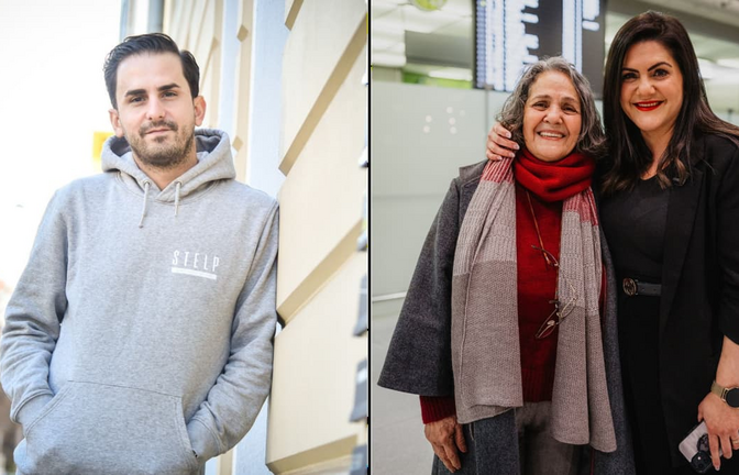 Der Stuttgarter Serkan Eren (links) sitzt derzeit im Iran in Haft. Nahid Taghavi, die Mutter der Kölner Aktivistin Mariam Claren, kam nach mehr als vier Jahren im iranischen Gefängnis frei und kehrte nach Deutschland zurück.<span class='image-autor'>Ferdinando Iannone/HÁWAR.help/dpa</span>