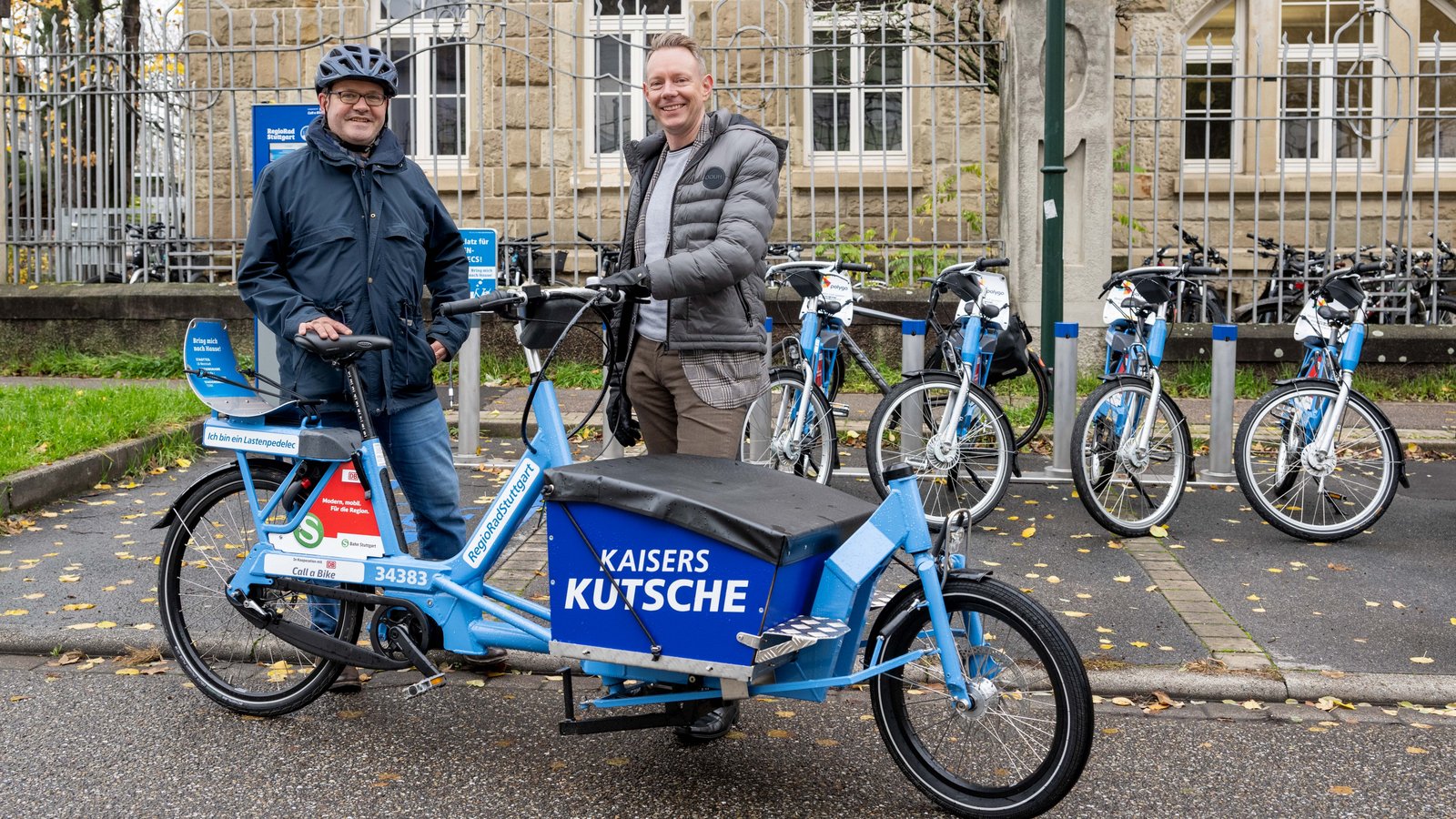 In Ludwigsburg können jetzt E-Lastenräder gemietet werden. Foto: p