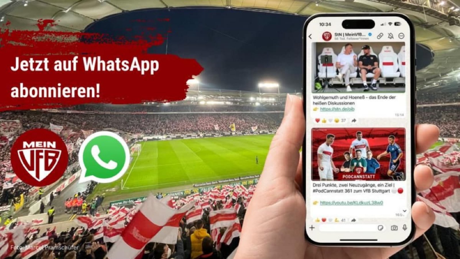 MeinVfB auf WhatsApp StZN/IMAGO / DeFodi Images MeinVfB auf WhatsApp StZN/IMAGO / DeFodi Images
