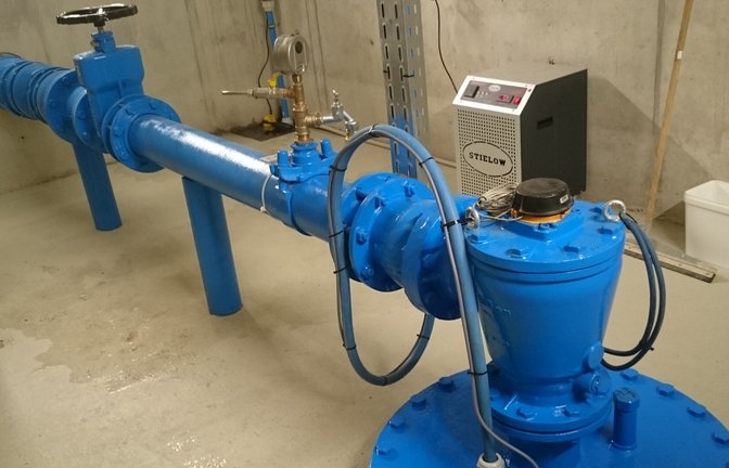 Brunnenkopf des Trinkwasserbrunnens III in Mühlacker: Hier wird das Wasser aus dem Untergrund gepumpt. <span class='image-autor'>Foto: Stadtwerke</span>
