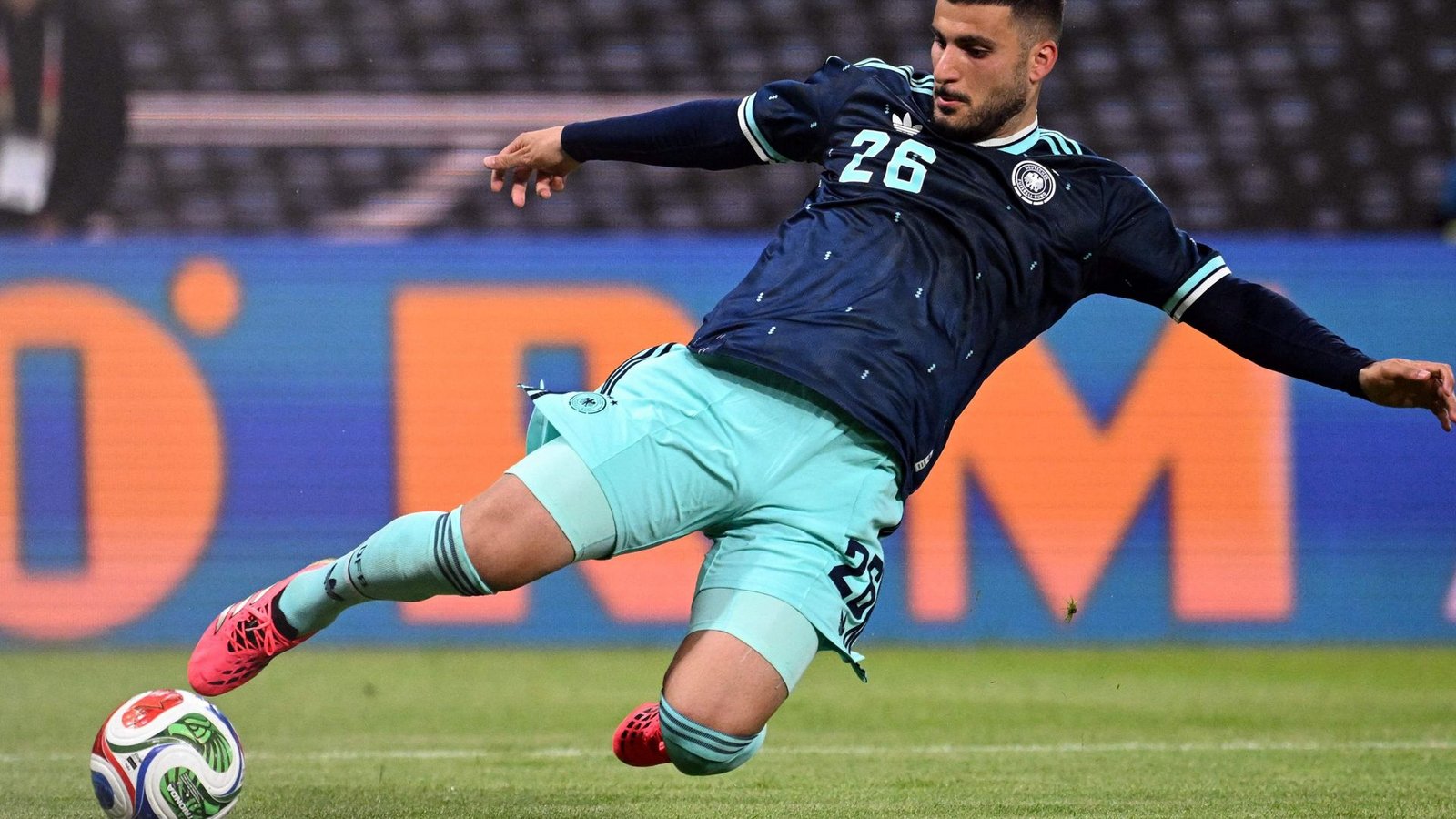 Deniz Undav hat im letzten Testspiel gegen Finnland doppelt getroffen.Foto: KIRILL KUDRYAVTSEV/AFP