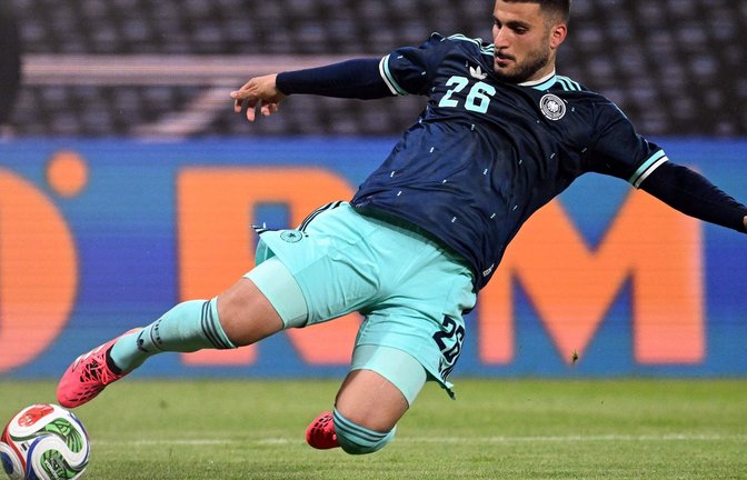 Deniz Undav hat im letzten Testspiel gegen Finnland doppelt getroffen.<span class='image-autor'>Foto: KIRILL KUDRYAVTSEV/AFP</span>