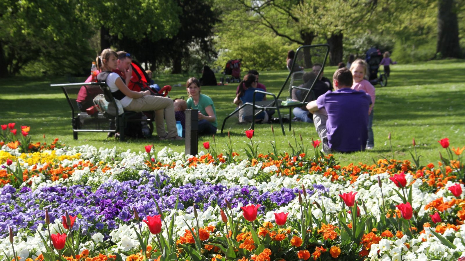 Der Stadtgarten ist zu einem beliebten Treffpunkt geworden.Foto: Stadt Karlsruhe/Presse- und Informationsamt