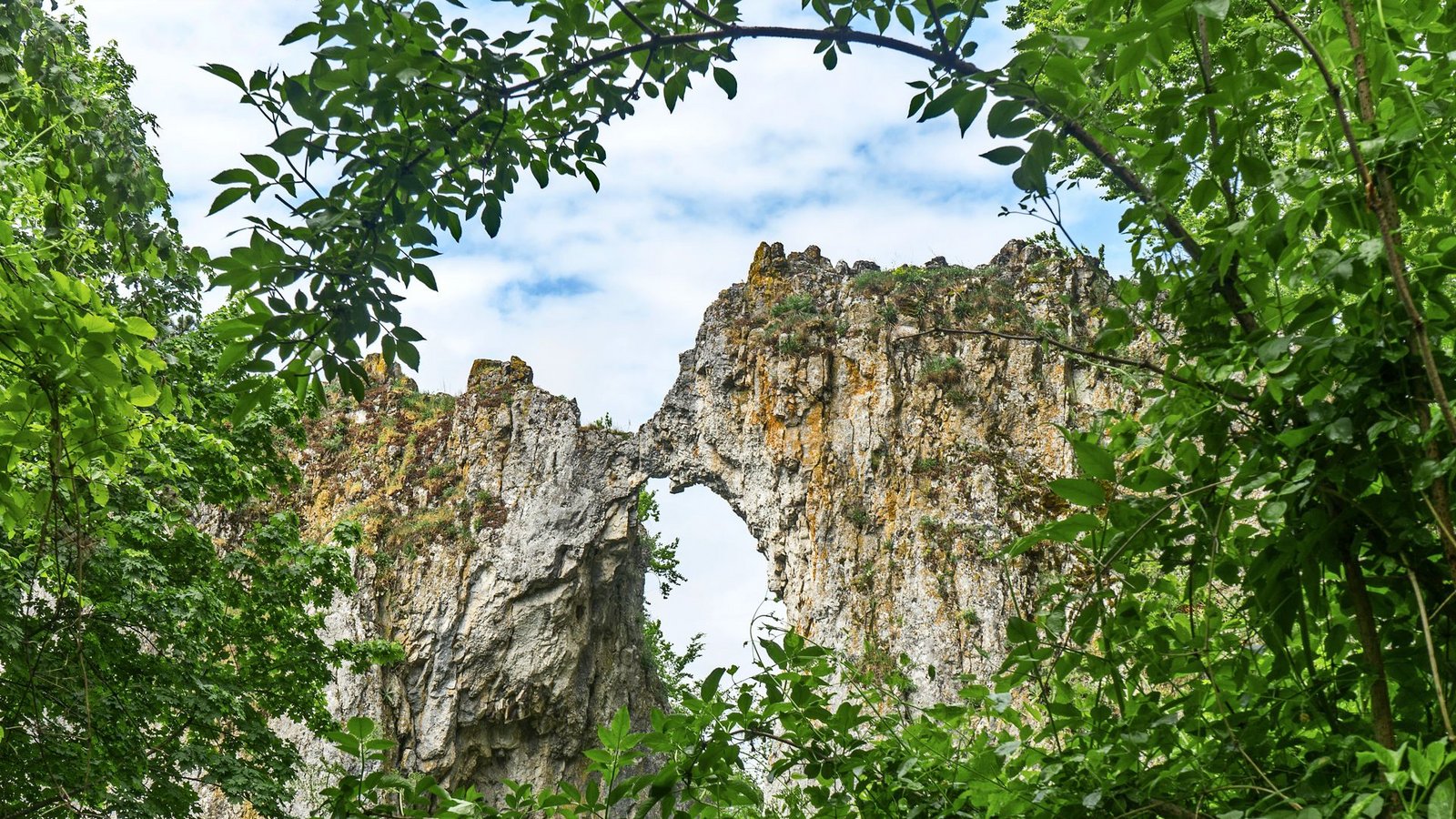 Man muss nicht erklären, wie die Küssende Sau bei Blaubeuren zu ihrem Namen kam.Foto: Faltin Man muss nicht erklären, wie die Küssende Sau bei Blaubeuren zu ihrem Namen kam.Foto: Faltin