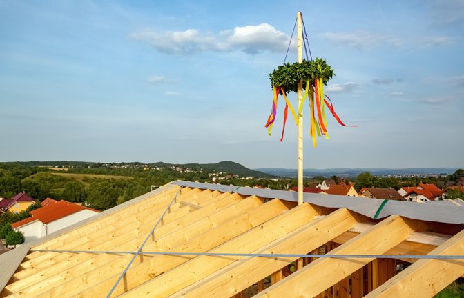 Was schenkt man zum Richtfest?<span class='image-autor'>Foto: Ingo Bartussek / Shutterstock</span>