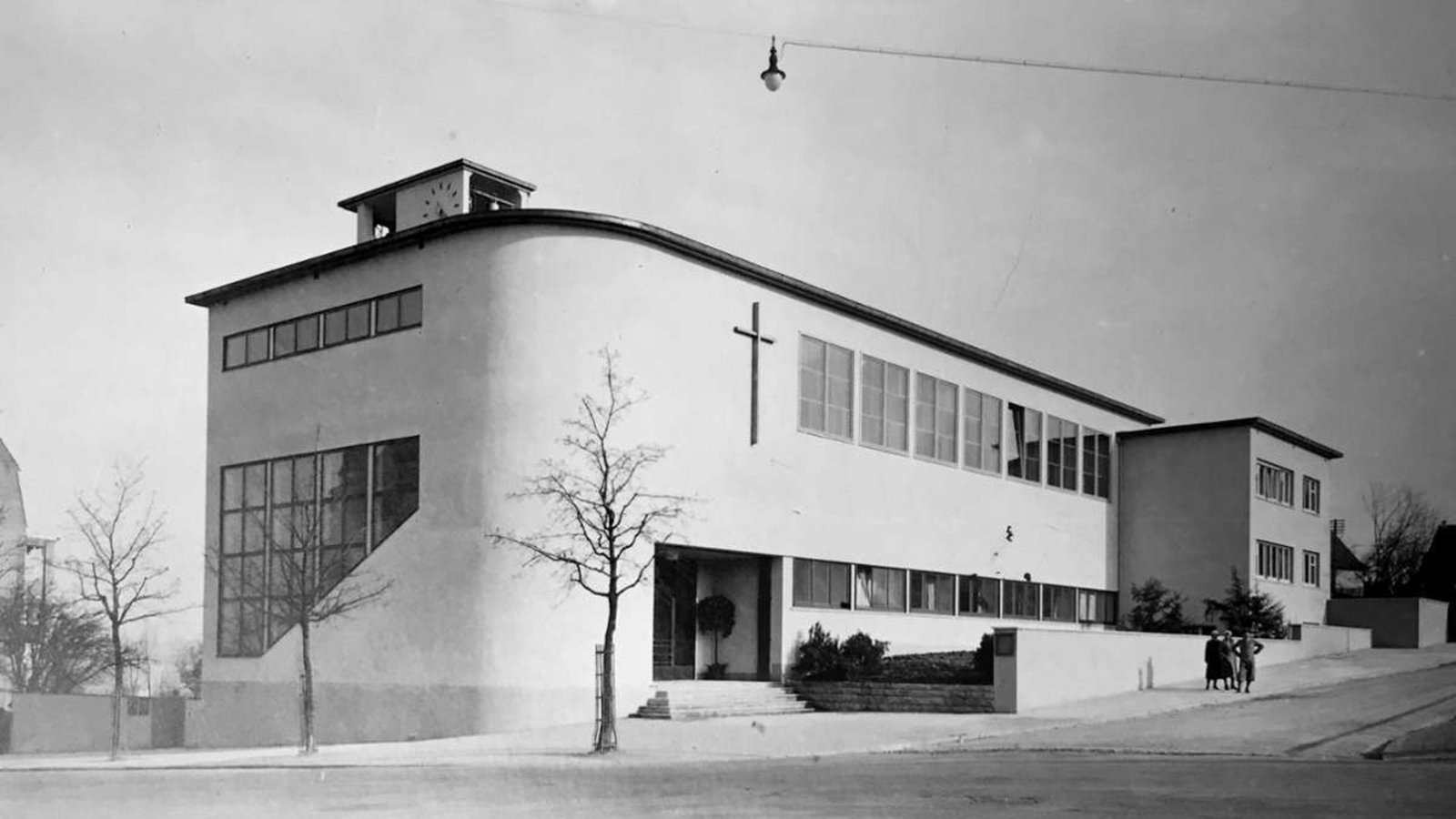 Die Stuttgarter Brenzkirche 1933.Foto: Landesamt für Denkmalpflege