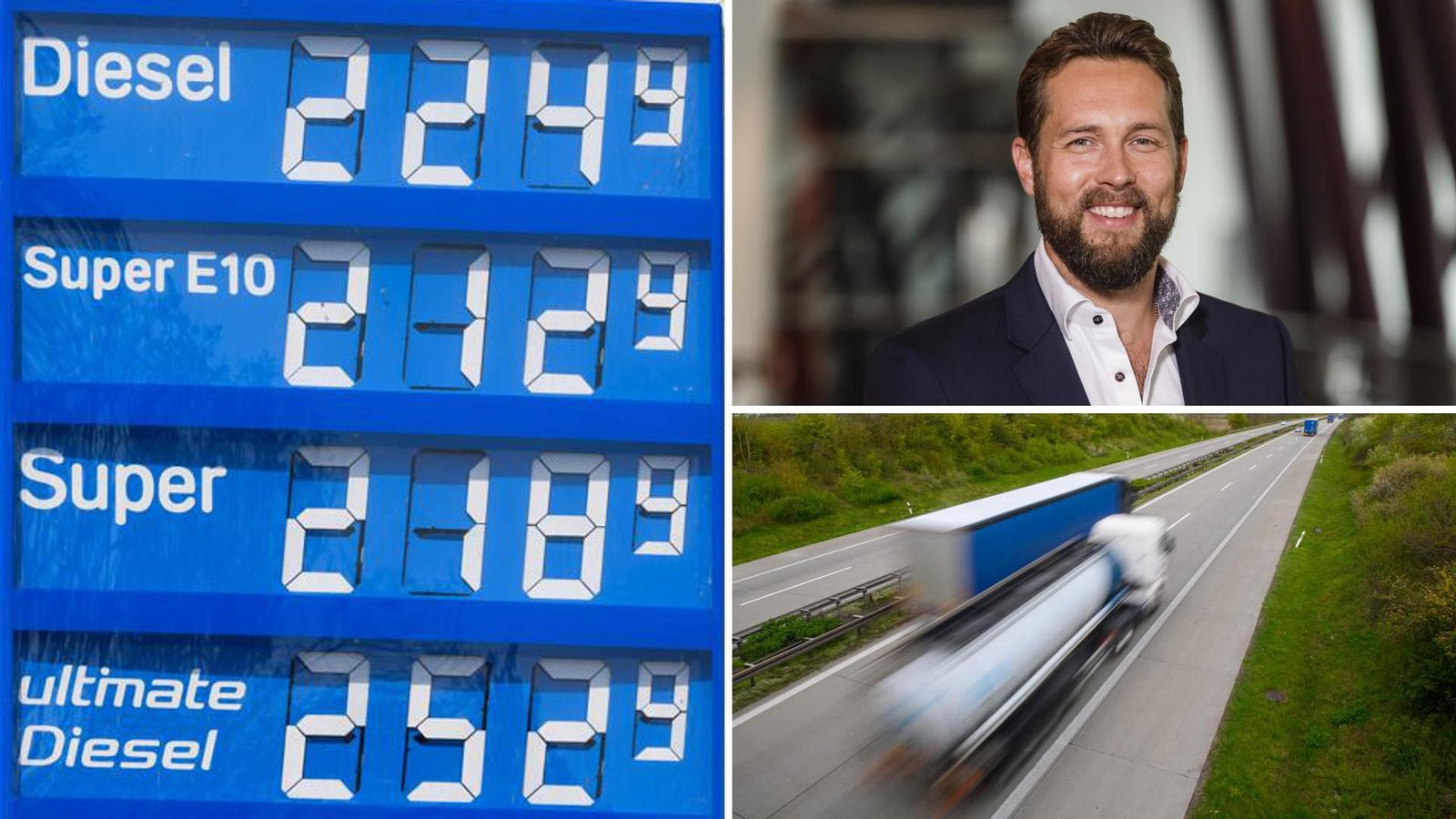 Die Mineralölkonzerne halten die Dieselpreise unnötig hoch, kritisiert Timo Conrad, Geschäftsführer der Kornwestheimer Spedition ERA.Foto: dpa, ERA