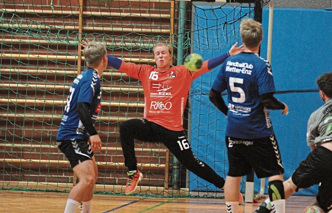 Der HC Metter-Enz mit Torwart Marc Hille hat sich im Pokalspiel gegen den HC Oppenweiler/Backnang III stark präsentiert. Foto: Archiv/Nachreiner