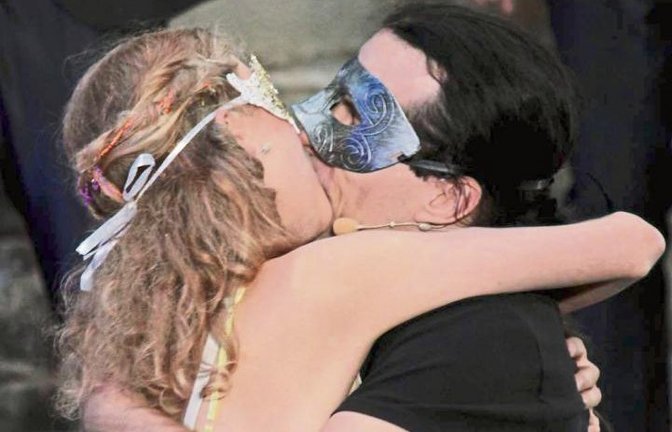 Liebe zwischen Romeo und Julia.