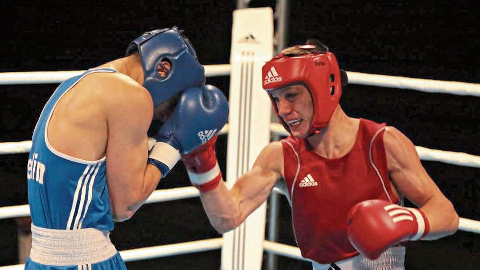 Der Schlag sitzt: Nach nicht einmal zwei Jahren Boxtraining ist Drilon Rama deutscher Jugend-Vizemeister im Weltergewicht. Fotos: Häussler Der Schlag sitzt: Nach nicht einmal zwei Jahren Boxtraining ist Drilon Rama deutscher Jugend-Vizemeister im Weltergewicht. Fotos: Häussler