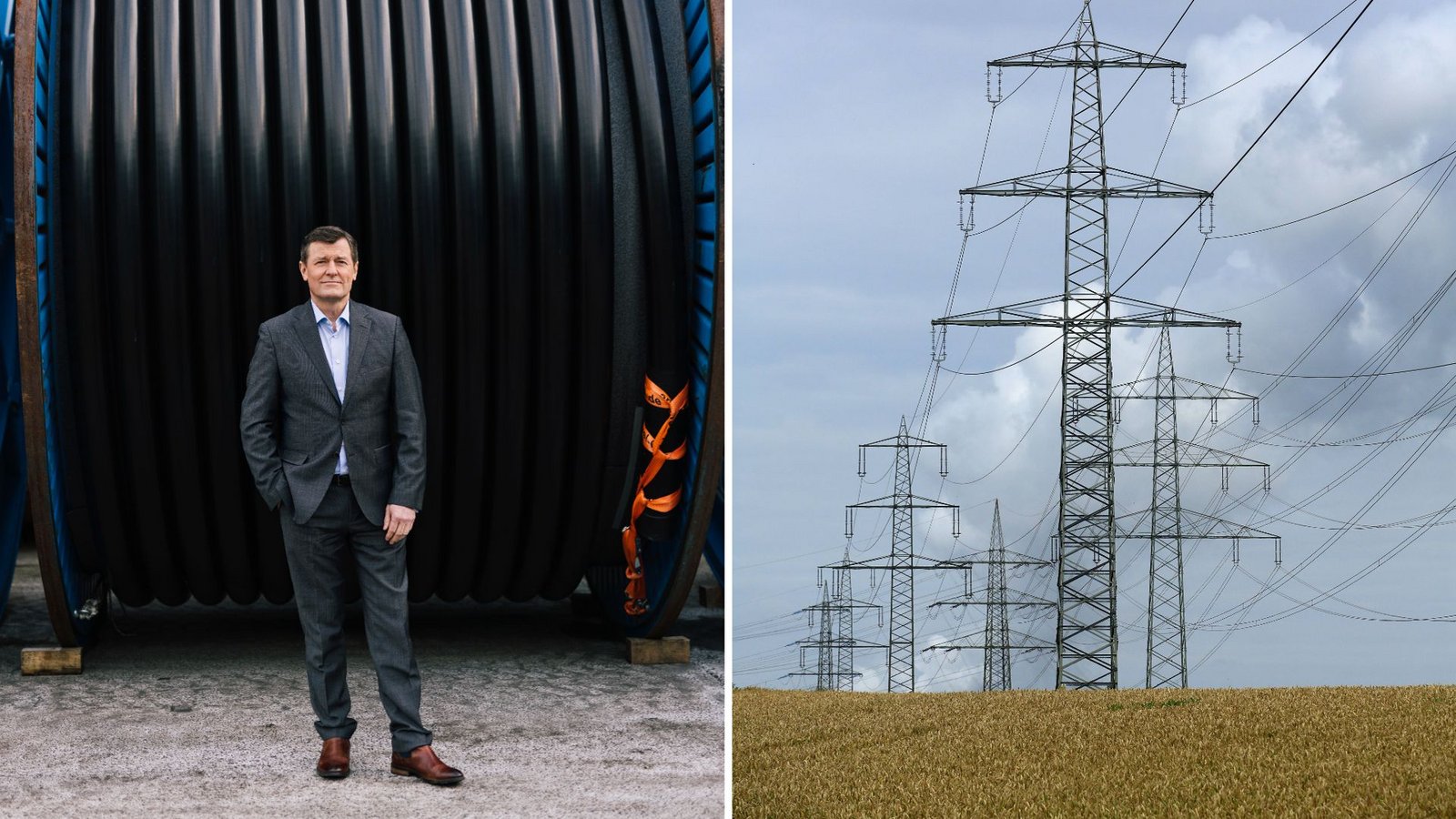 Streit um Stromtrassen: Kabel-Manager Anders Jensen warnt vor einer Rückkehr zu Freileitungen: „Ein Kurswechsel wäre teuer".Foto: NKT/Imago