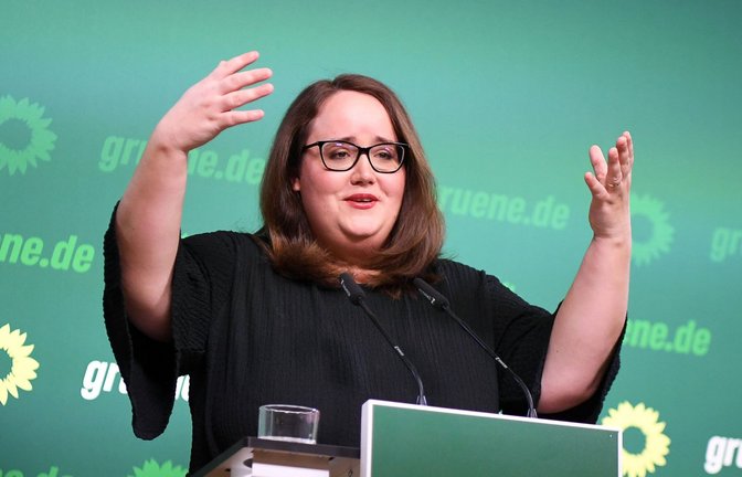 Die Grünen-Bundesvorsitzende und Bundestagsabgeordnete für für Backnang und Schwäbisch Gmünd, Ricarda Lang, wurde in der Vergangenheit zum Ziel von Hass und Hetze.<span class='image-autor'>Foto: dpa/Serhat Kocak</span>