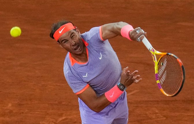 Rafael Nadal steht in Madrid in der dritten Runde.<span class='image-autor'>Foto: Manu Fernandez/AP/dpa</span>