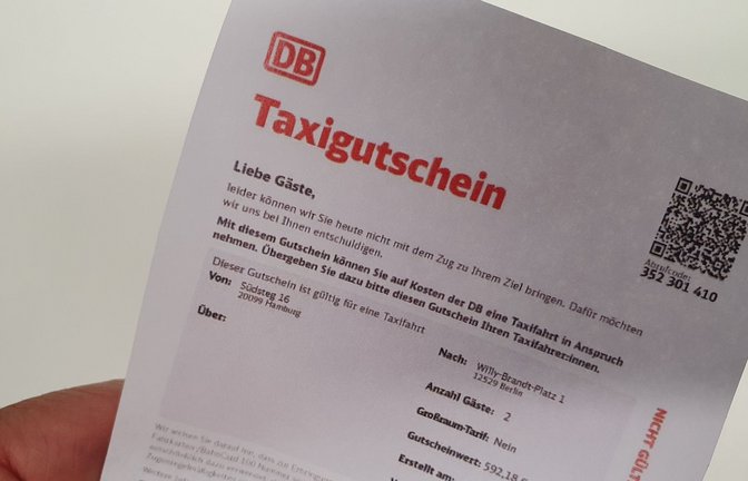 Manche Schaffner können solche Gutscheine im Notfall schon ausdrucken, aber nicht alle.<span class='image-autor'>Foto: Wein</span>