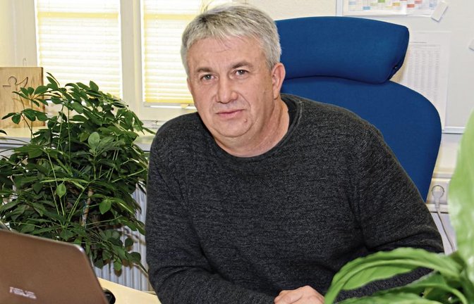 Michael Marek ist Geschäftsführer der Diakonischen Bezirksstelle Vaihingen und betreut auch selbst Klienten.  Foto: Rücker