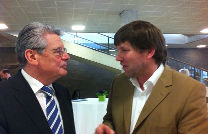 2012: Rösler trifft den neuen Bundespräsidenten Joachim Gauck. <span class='image-autor'>Foto: Daniel Abbou</span>