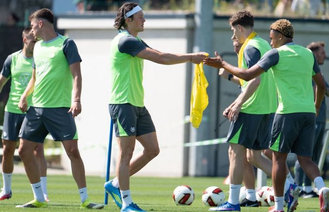 Der VfL Wolfsburg trifft in einem Testspiel auf Olympique Lyon.<span class='image-autor'>Swen Pförtner/dpa</span>