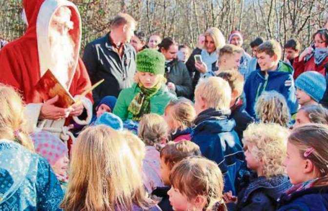 Ohne Schlitten und Rentier im Reutwald. Foto: Gergen