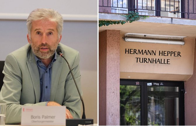 Die Stadt Tübingen um OB Boris Palmer kann das Streitgespräch zwischen dem Ex-Grünen und dem AfD-Landeschef Frohnmaier wie geplant vor Publikum in der Hermann-Hepper-Halle stattfinden lassen.<span class='image-autor'>Foto: imago/Eibner, Ulmer II</span>