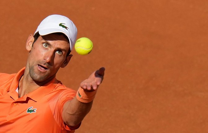 Der Serbe Novak Djokovic gewann in Rom.<span class='image-autor'>Foto: Alessandra Tarantino/AP/dpa</span>