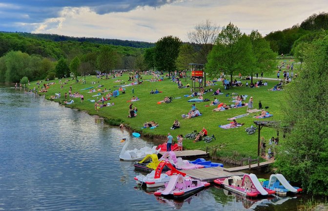Der Breitenauer See liegt rund 15 Kilometer westlich von Heilbronn.<span class='image-autor'>Foto: 7aktuell.de/JB</span>