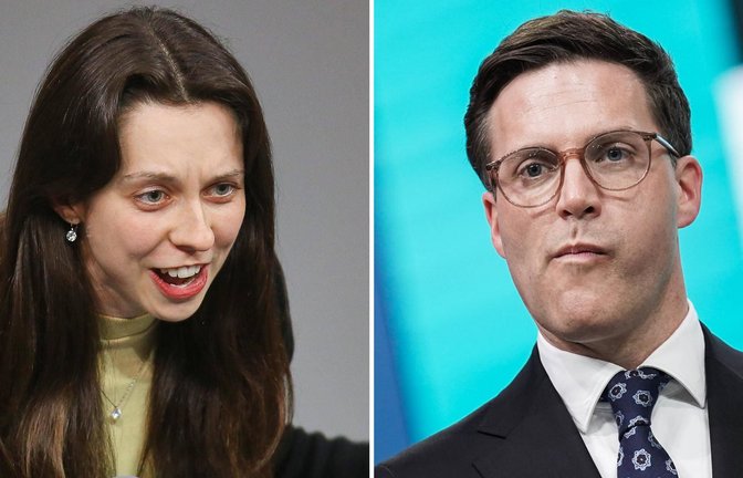 Zoe Mayer sitzt für die Grünen im Bundestag – und hat Bemerkungen von Manuel Hagel aus dem Jahr 2018 problematisiert.<span class='image-autor'>Foto: imago/dts Nachrichtenagentur, imago/Luka Kolanovic</span>
