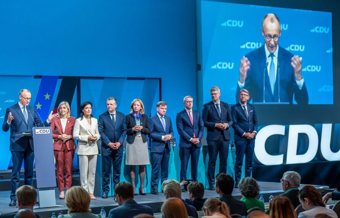 Mit diesen CDU-Politikern  will Friedrich Merz regieren.    Die SPD-Minister sind noch nicht bekannt.<span class='image-autor'>Foto: Michael  Kappeler/dpa</span>