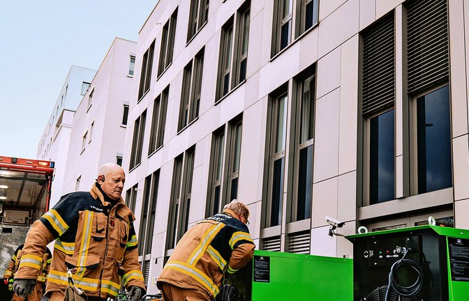 Um die Patientenzimmer im Klinikum Stuttgart warm zu bekommen, musste die Feuerwehr helfen.<span class='image-autor'>Foto: Klinikum Stuttgart</span>