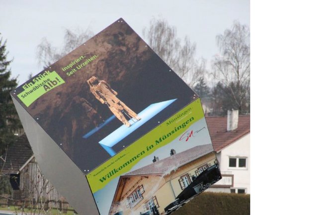 Alle Informationen auf einem Würfel. Das könnte Urlaubern den Durchblick erleichtern.<span class='image-autor'>Foto: Entwurf /Schwäbische Alb Tourismus</span>