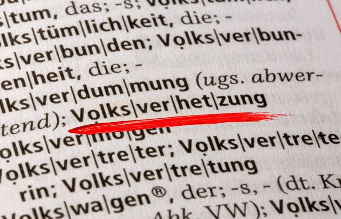 Der Straftatbestand der Volskverhetzung wird mit bis zu fünf Jahren Haft bestraft (Symbolbild).<span class='image-autor'>Foto: IMAGO/Herrmann Agenturfotografie/IMAGO</span>