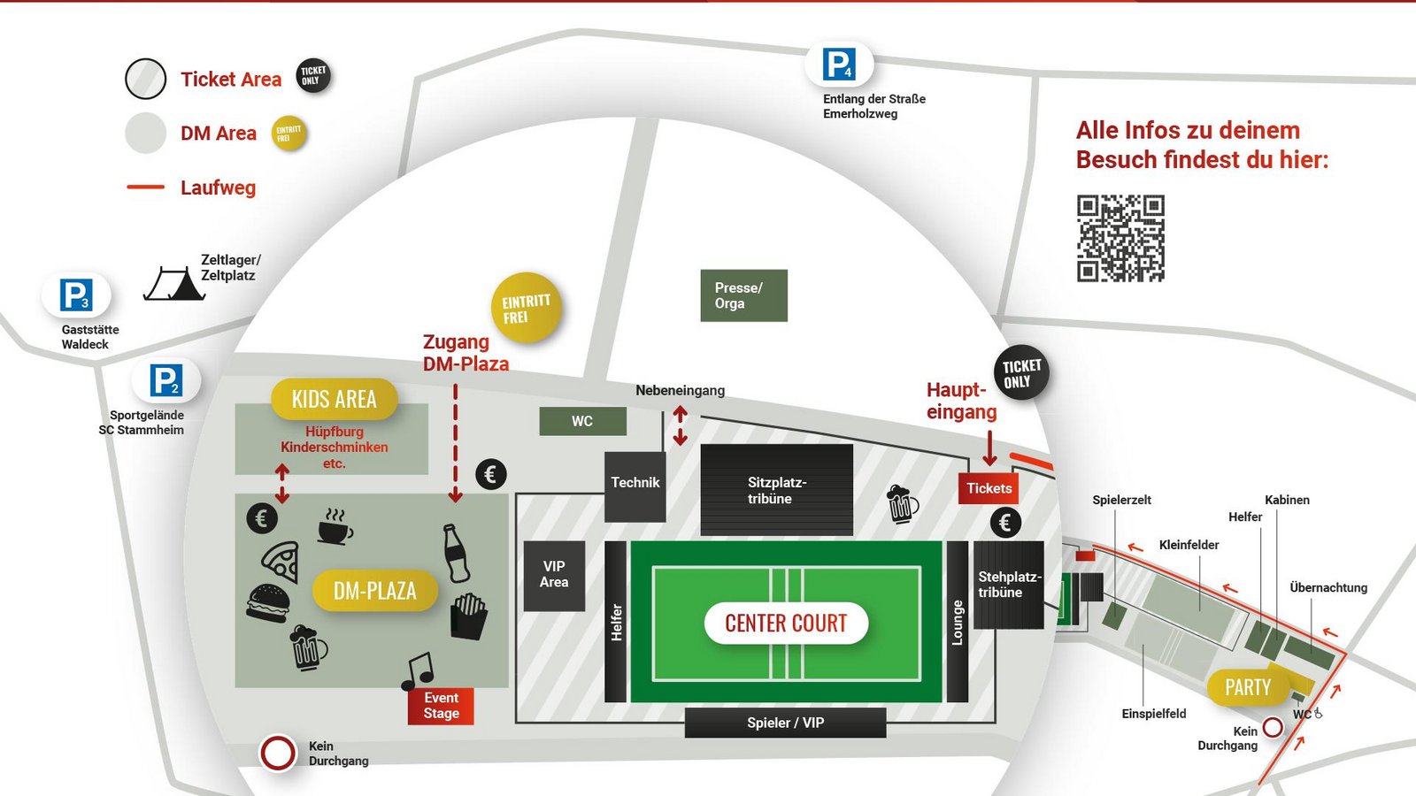 Faustball DM Stammheim Plan Lageplan Anfahrt deutsche Meisterschaft Feldfaustball Saison 2024