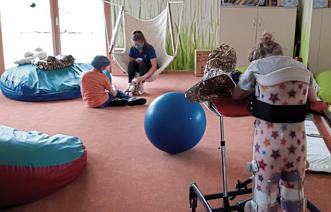 Die Schützinger Familienherberge Lebensweg hat die Betreuung schwerstkranker und behinderter Kinder wieder aufgenommen, allerdings unter besonderen Schutzvorkehrungen.  Foto: p