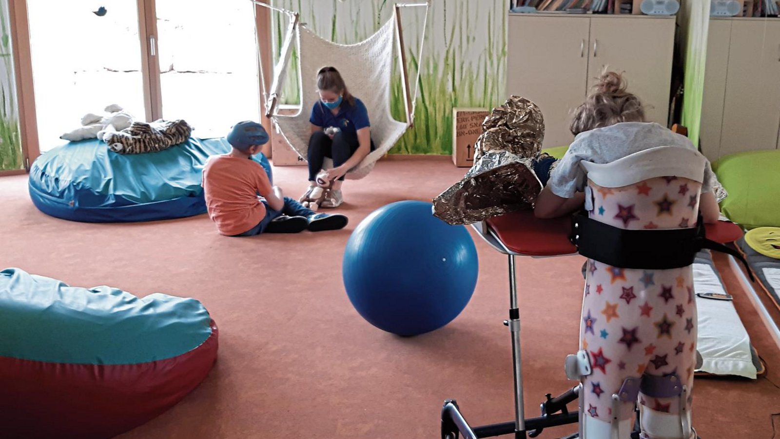 Die Schützinger Familienherberge Lebensweg hat die Betreuung schwerstkranker und behinderter Kinder wieder aufgenommen, allerdings unter besonderen Schutzvorkehrungen. Foto: p Die Schützinger Familienherberge Lebensweg hat die Betreuung schwerstkranker und behinderter Kinder wieder aufgenommen, allerdings unter besonderen Schutzvorkehrungen. Foto: p
